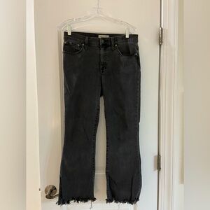 Madewell Black Boot Cut Jeans
